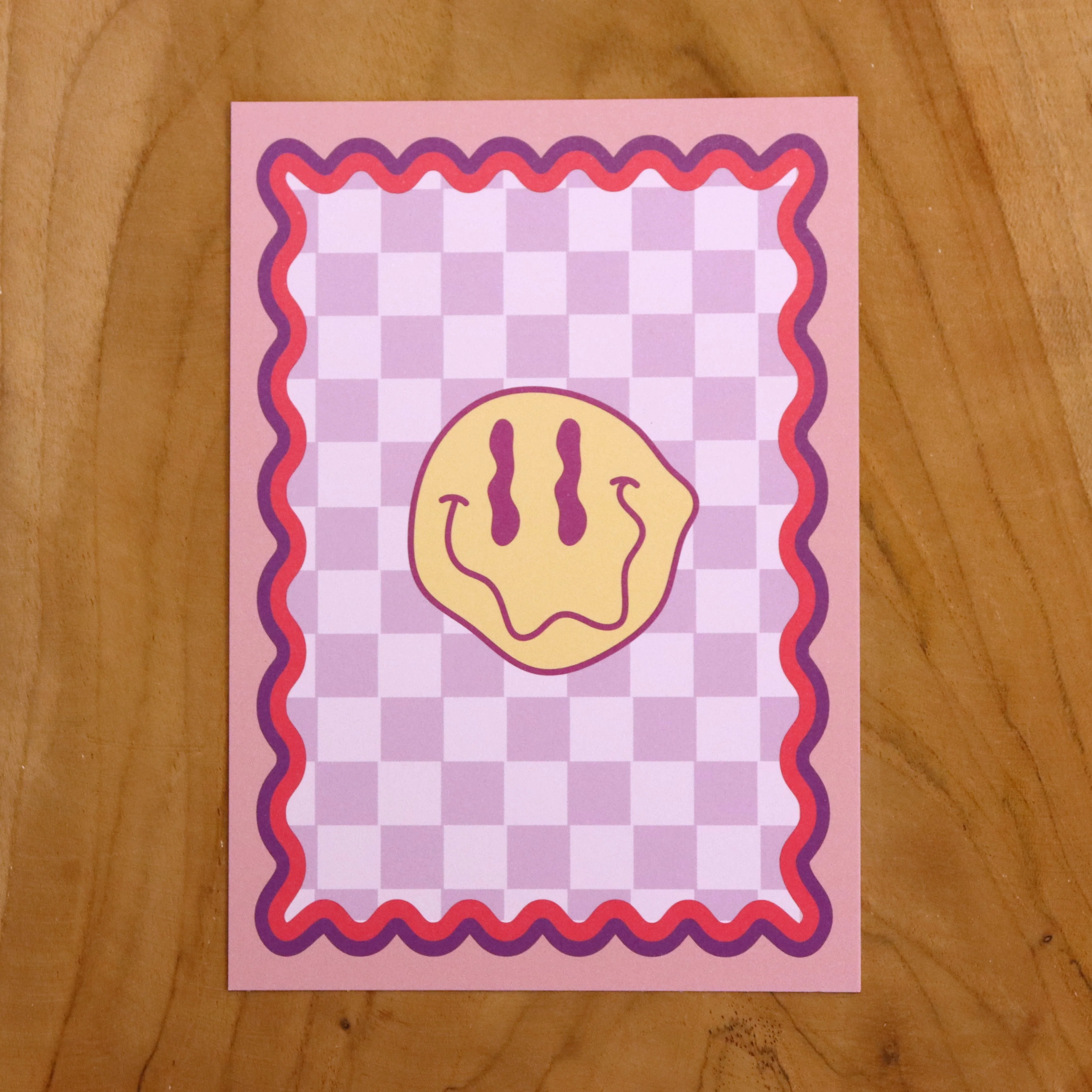 Kaart - funky smiley